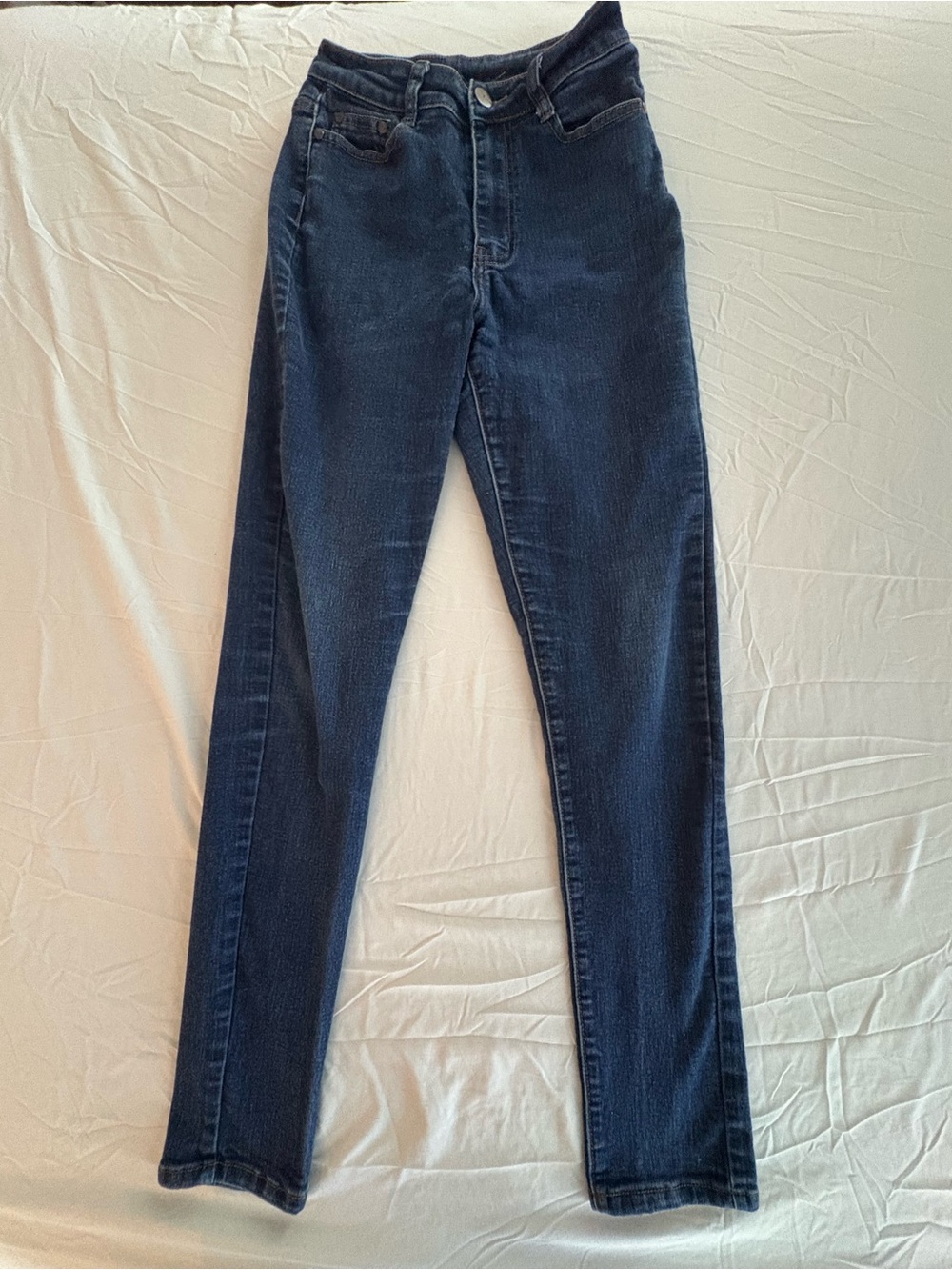 B.O.B. Jeans Size 7/8 Dark Wash Stretch Skinny High Rise Denim Jeans